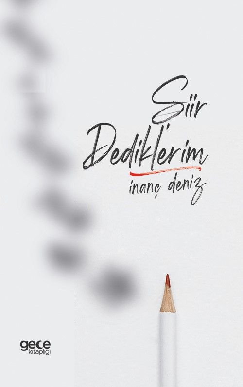 Şiir Dediklerim kitap kapağı