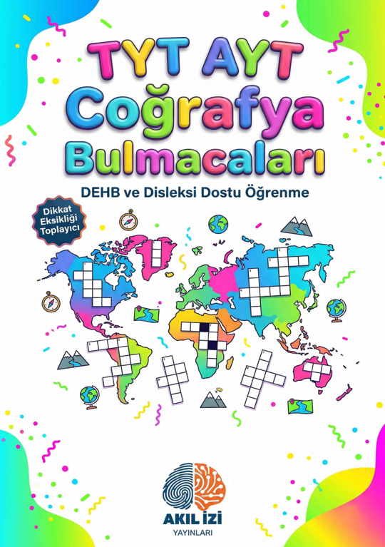 TYT- AYT Coğrafya Bulmacaları kitap kapağı