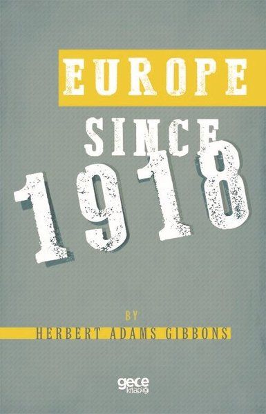 Europe Since 1918 kitap kapağı