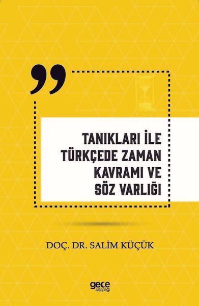 Tanıkları İle Türkçede Zaman Kavramı ve Söz Varlığı kitap kapağı