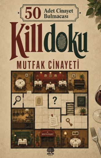 50 Cinayet Bulmacası Killdoku Mutfak Cinayeti kitap kapağı