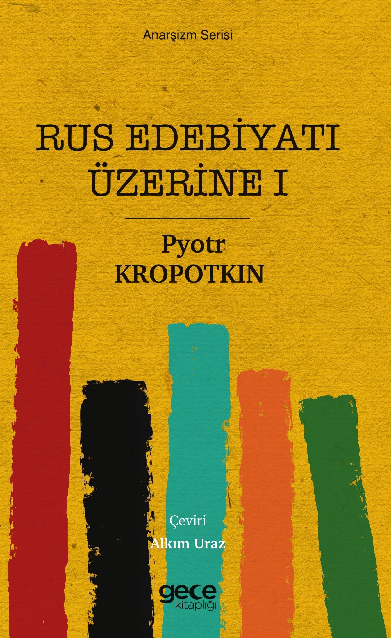 Rus Edebiyatı Üzerine 1 kitap kapağı