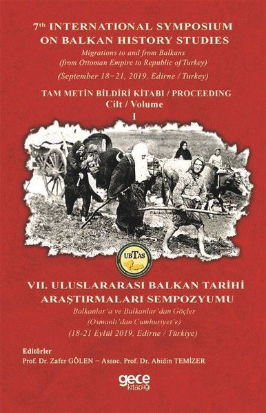 Balkan Tarihi Araştırmaları Cilt: 1 kitap kapağı