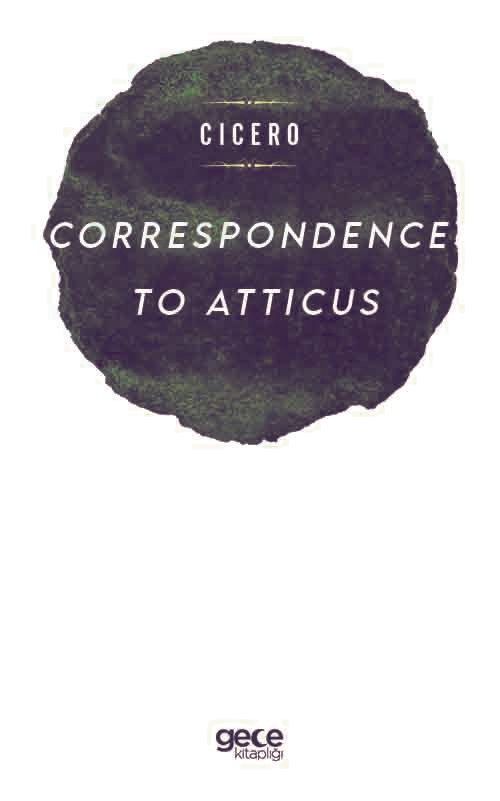 Correspondence To Atticus kitap kapağı