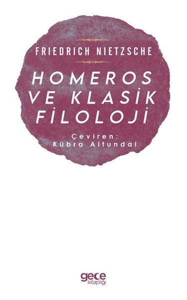 Homeros ve Klasik Filoloji kitap kapağı