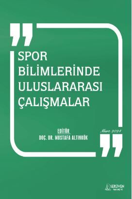 Spor Bilimlerinde Uluslararası Çalışmalar - Mart 2024 kitap kapağı