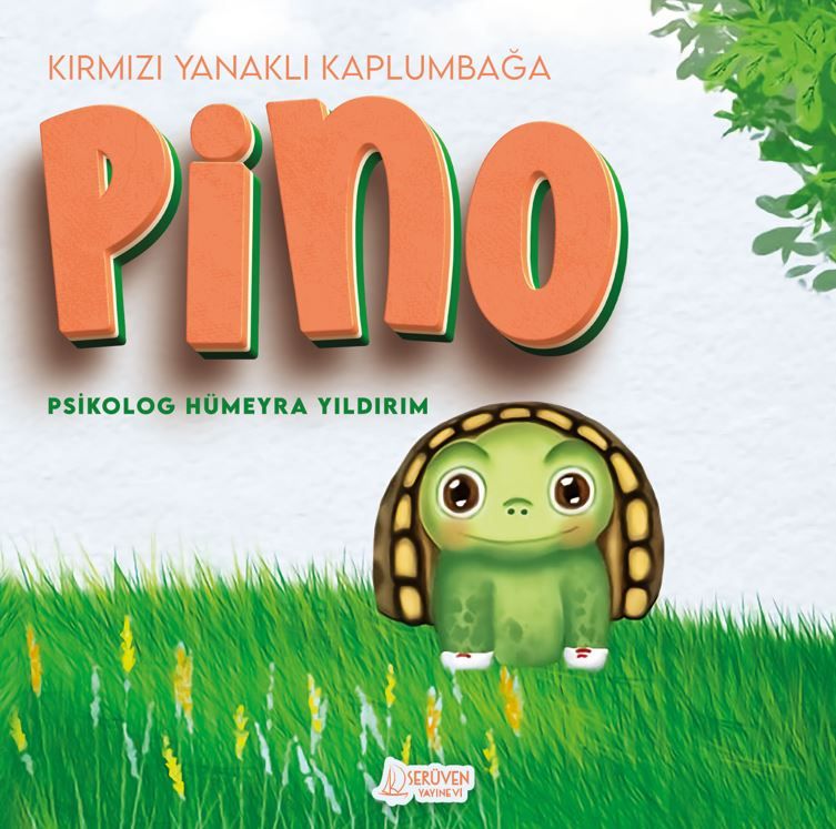 Kırmızı Yanaklı Kaplumbağa Pino kitap kapağı