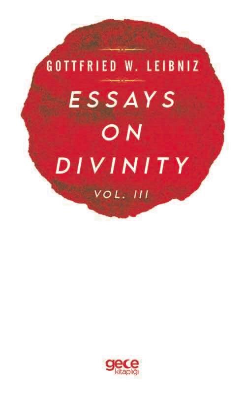 Essays On Divinity Vol. 3 kitap kapağı