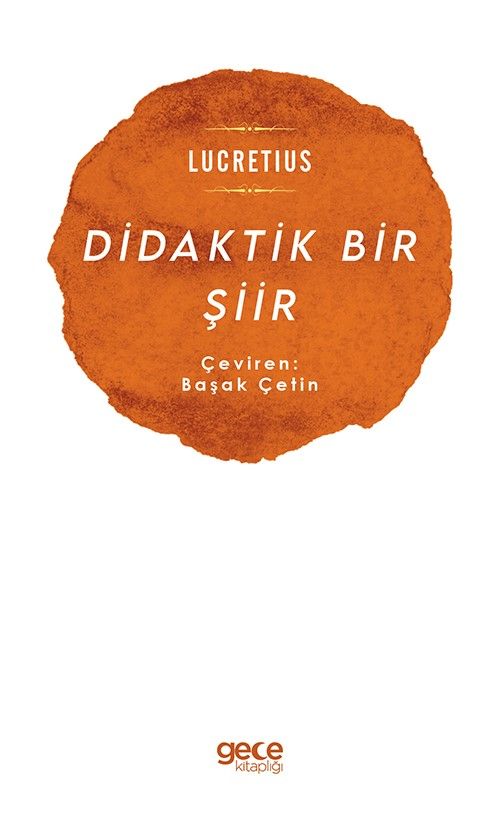 Didaktik Bir Şiir kitap kapağı