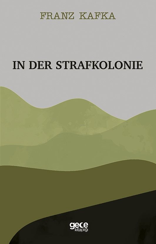 In Der Strafkolonie kitap kapağı