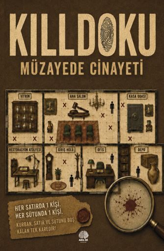 50 Cinayet Bulmacası Killdoku Müzayede Cinayeti kitap kapağı