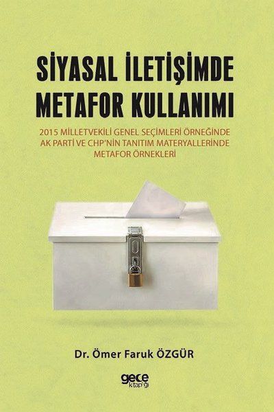 Siyasal İletişimde Metafor Kullanımı kitap kapağı