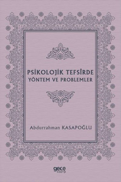 Psikolojik Tefsirde Yöntem ve Problemler kitap kapağı