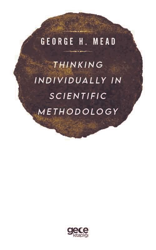 Thinking Individually in Scientific Methodology kitap kapağı