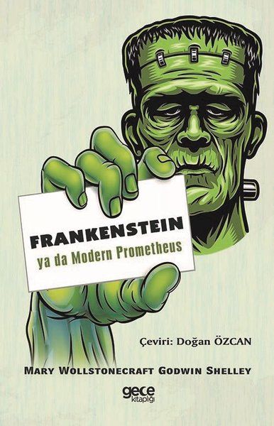 Frankenstein ya da Modern Prometheus kitap kapağı