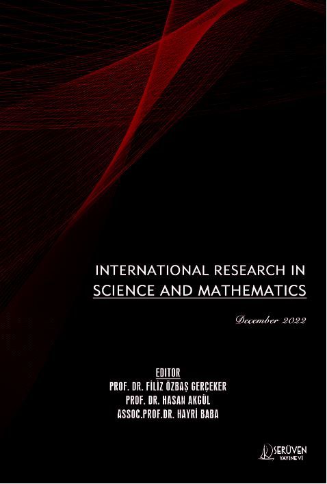 International Research in Science and Mathematics - December 2022 kitap kapağı
