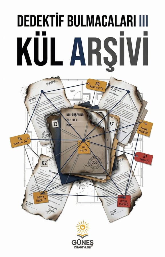 Dedektif Bulmacaları 3 Kül Arşivi kitap kapağı