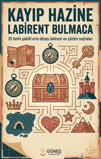 Kayıp Hazine Labirent Bulmaca kitap kapağı