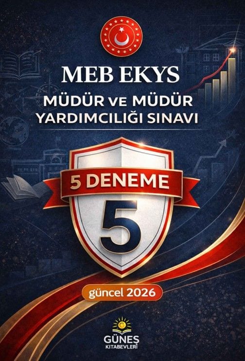 MEB EKYS Müdür ve Müdür Yardımcılığı Sınavı 5 Deneme kitap kapağı