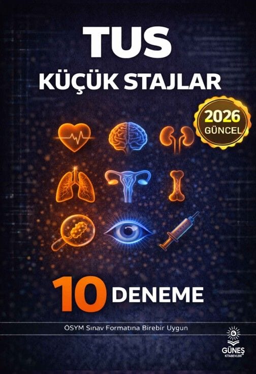 TUS Küçük Stajlar 10 Deneme kitap kapağı