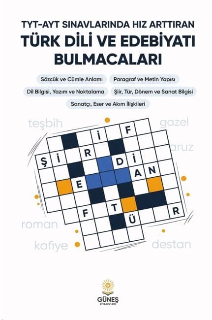 TYT-AYT Sınavlarında Hız Arttıran Türk Dili Ve Edebiyatı Bulmacaları kitap kapağı